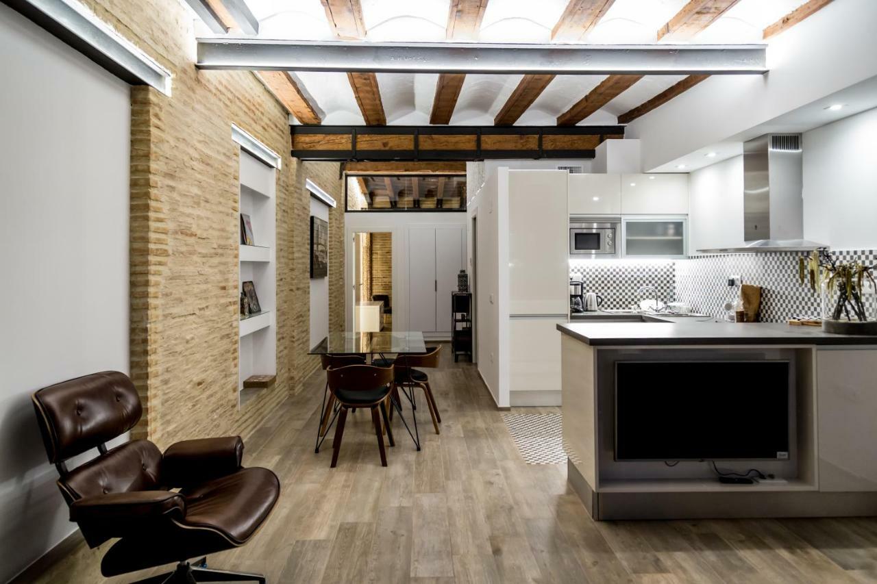 Florit Flats - Center Luxurious 1Br 1Ba Terrace Wi-Fi Ac Apartman Valencia Kültér fotó