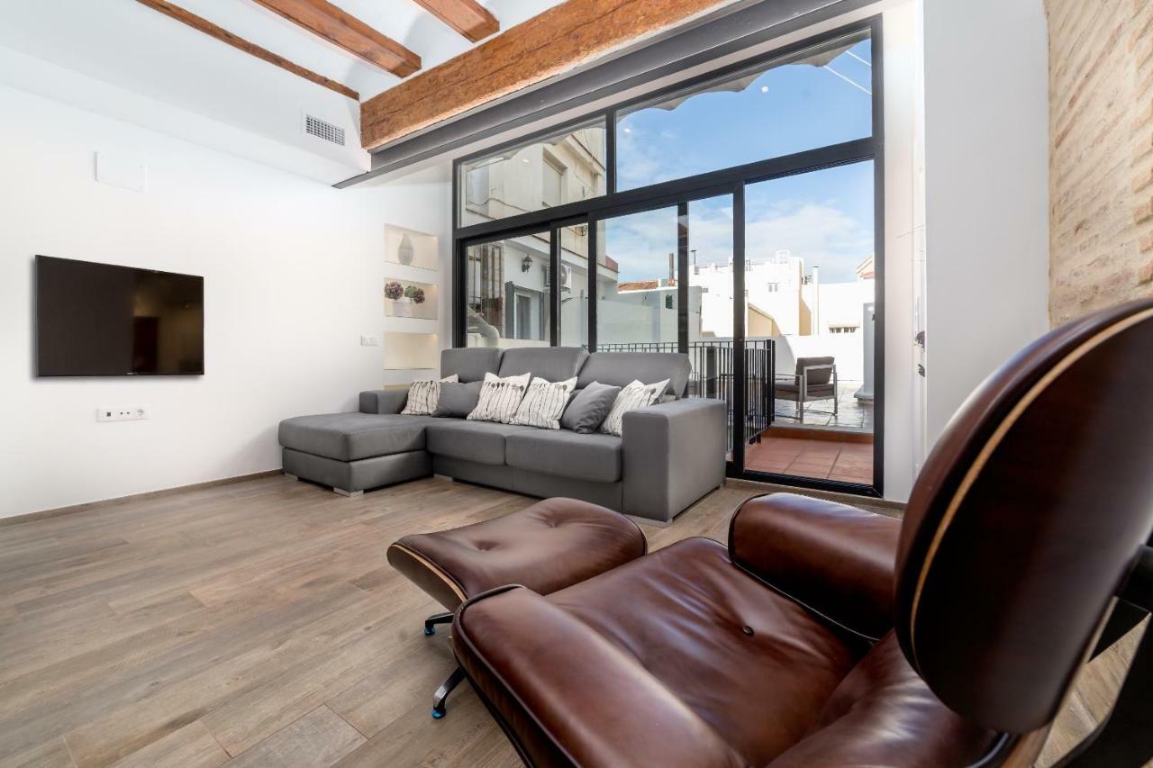 Florit Flats - Center Luxurious 1Br 1Ba Terrace Wi-Fi Ac Apartman Valencia Kültér fotó