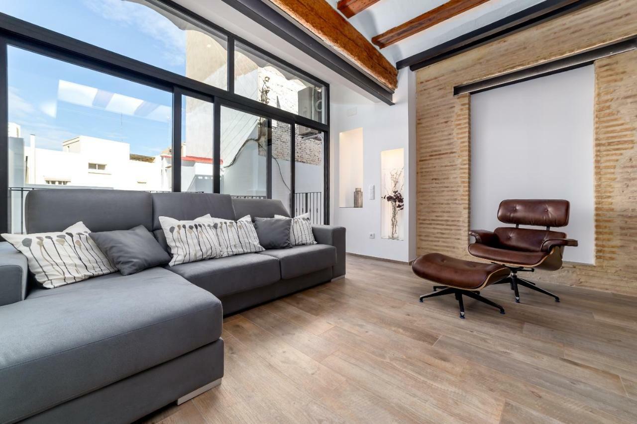 Florit Flats - Center Luxurious 1Br 1Ba Terrace Wi-Fi Ac Apartman Valencia Kültér fotó