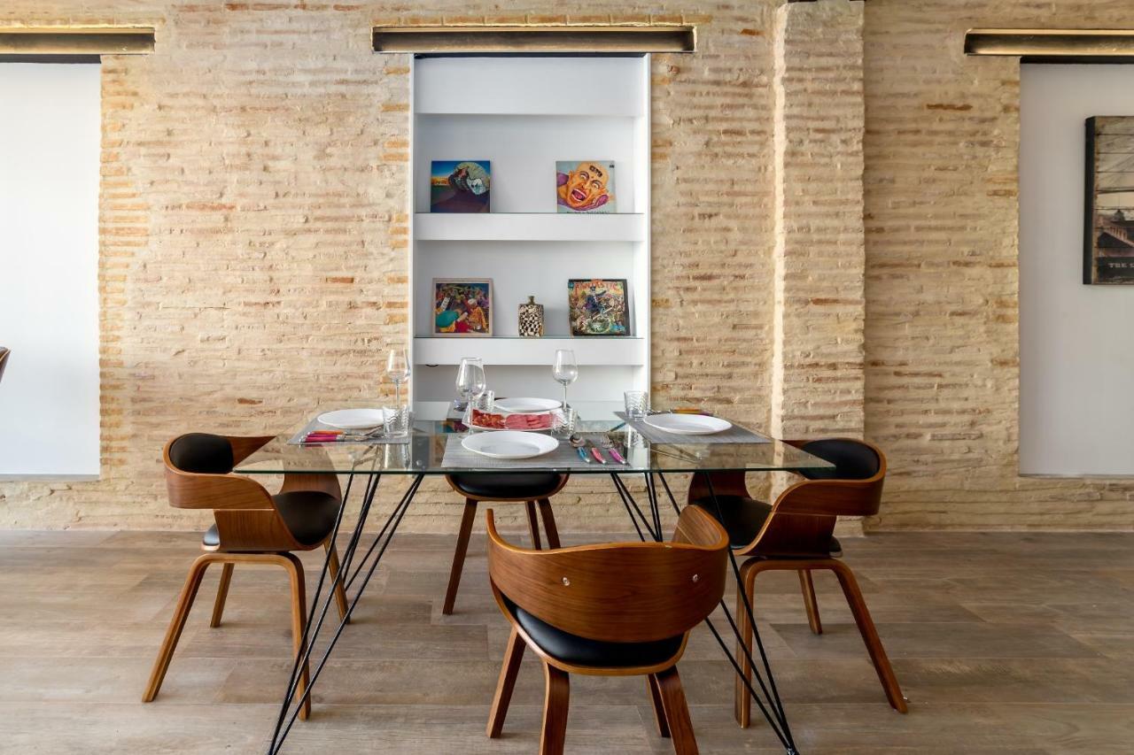 Florit Flats - Center Luxurious 1Br 1Ba Terrace Wi-Fi Ac Apartman Valencia Kültér fotó