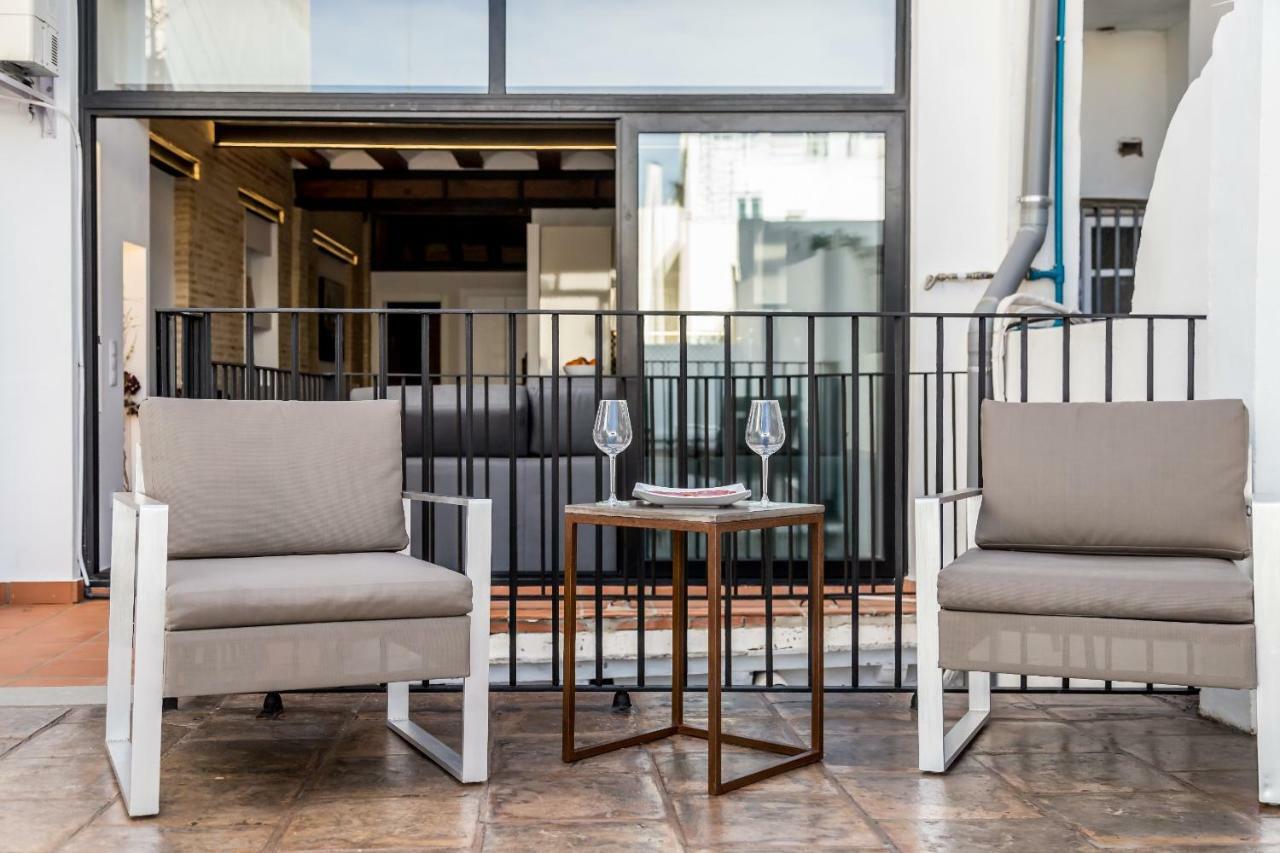 Florit Flats - Center Luxurious 1Br 1Ba Terrace Wi-Fi Ac Apartman Valencia Kültér fotó